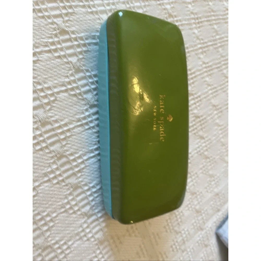 Kate Spade New York Sunglasses Hard Case Teal And Green *READ*